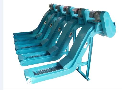 Chain plate chip conveyor
